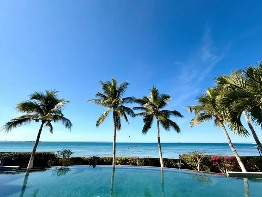 Área de alberca, Condo Paradise, La Paz, BCS.