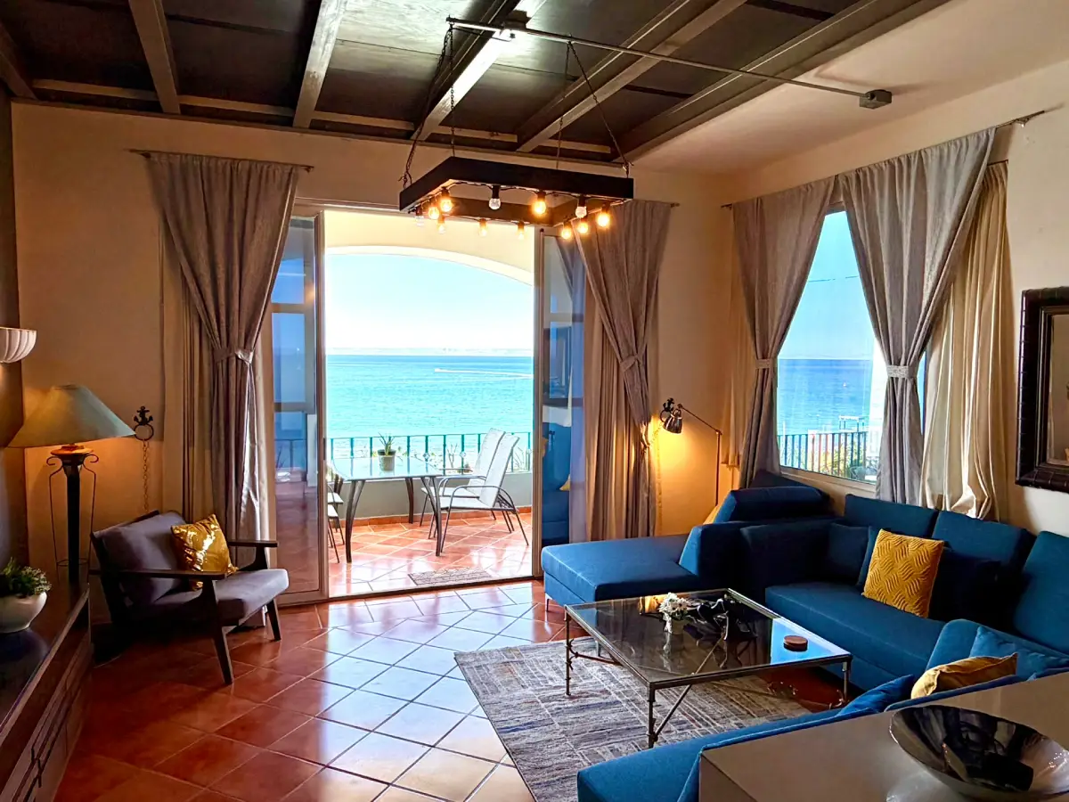 Sala de estar principal 2o piso, Condo Paradise, La Paz, BCS.